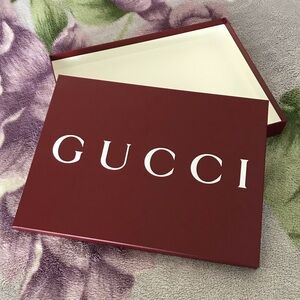 Dark Red Gucci Box